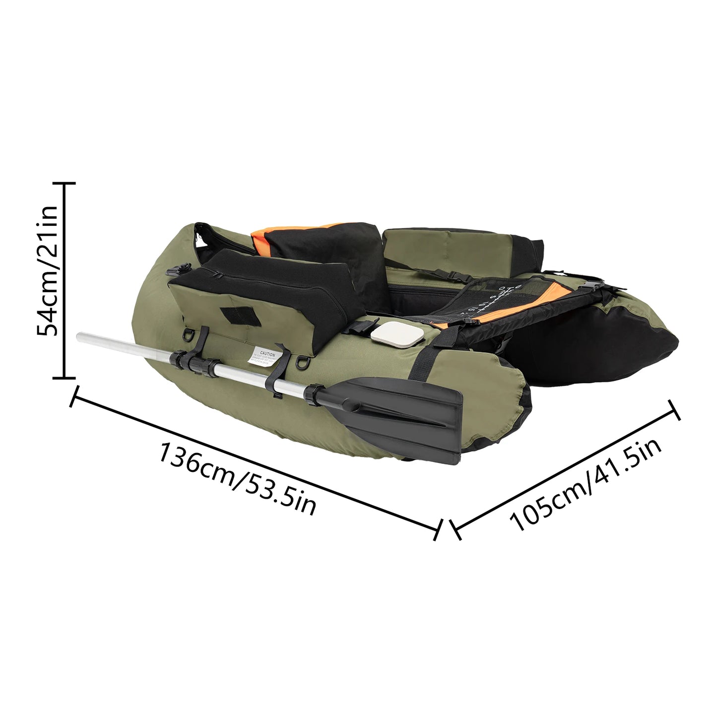 Inflatable Fishing Boat For Ocean Lake And River Fishing