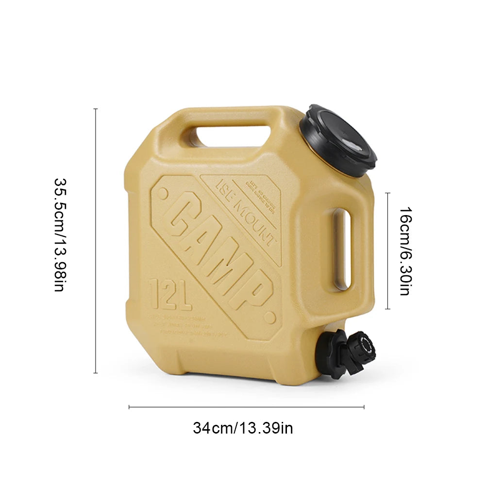 Water Tank With Spigot For Camping And Travel Leakproof