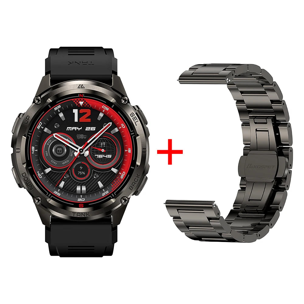 KOSPET Tank T3 Ultra 2 GPS Smartwatch IP69K Waterproof