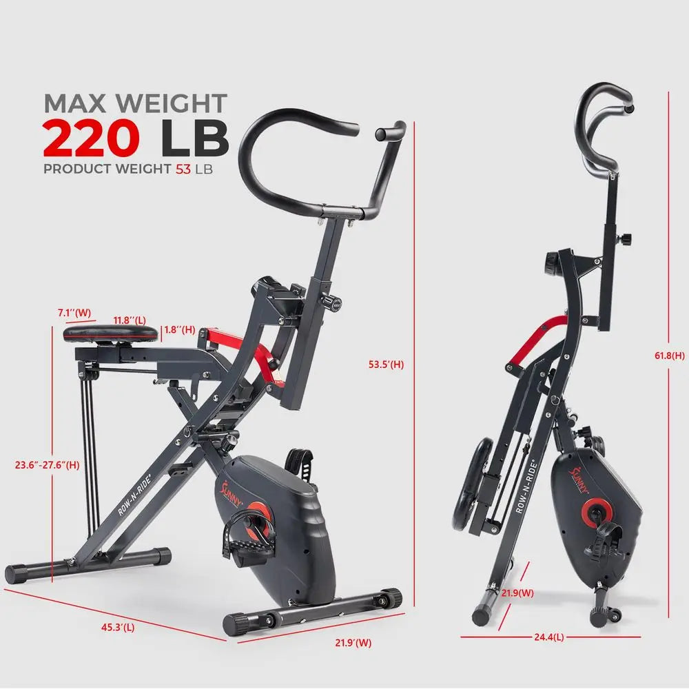 YTYIN RowNRide PRO Full Body Combo Squat Machine Resistance Band