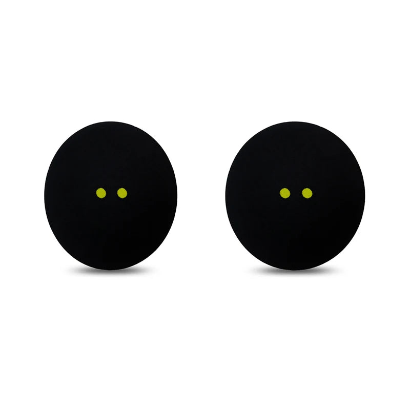 JUSENDA Rubber Squash Balls Training Speed Set 2Pcs