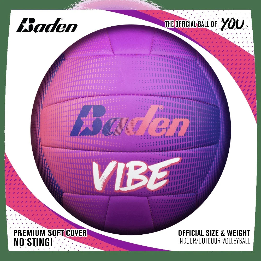 Indoor Outdoor Cushioned Synthetic Leather Volleyball for Beginners