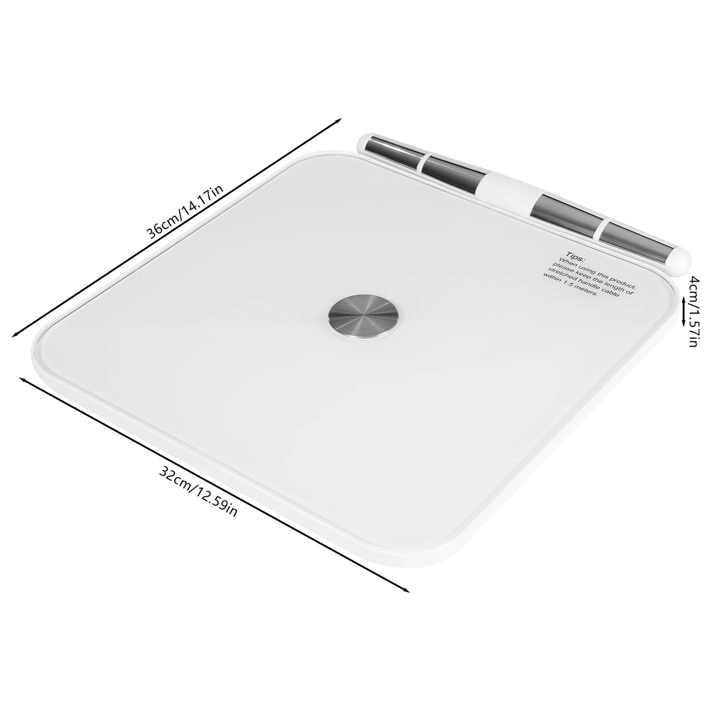 8-Electrode Smart Body Fat Scale With Bluetooth App