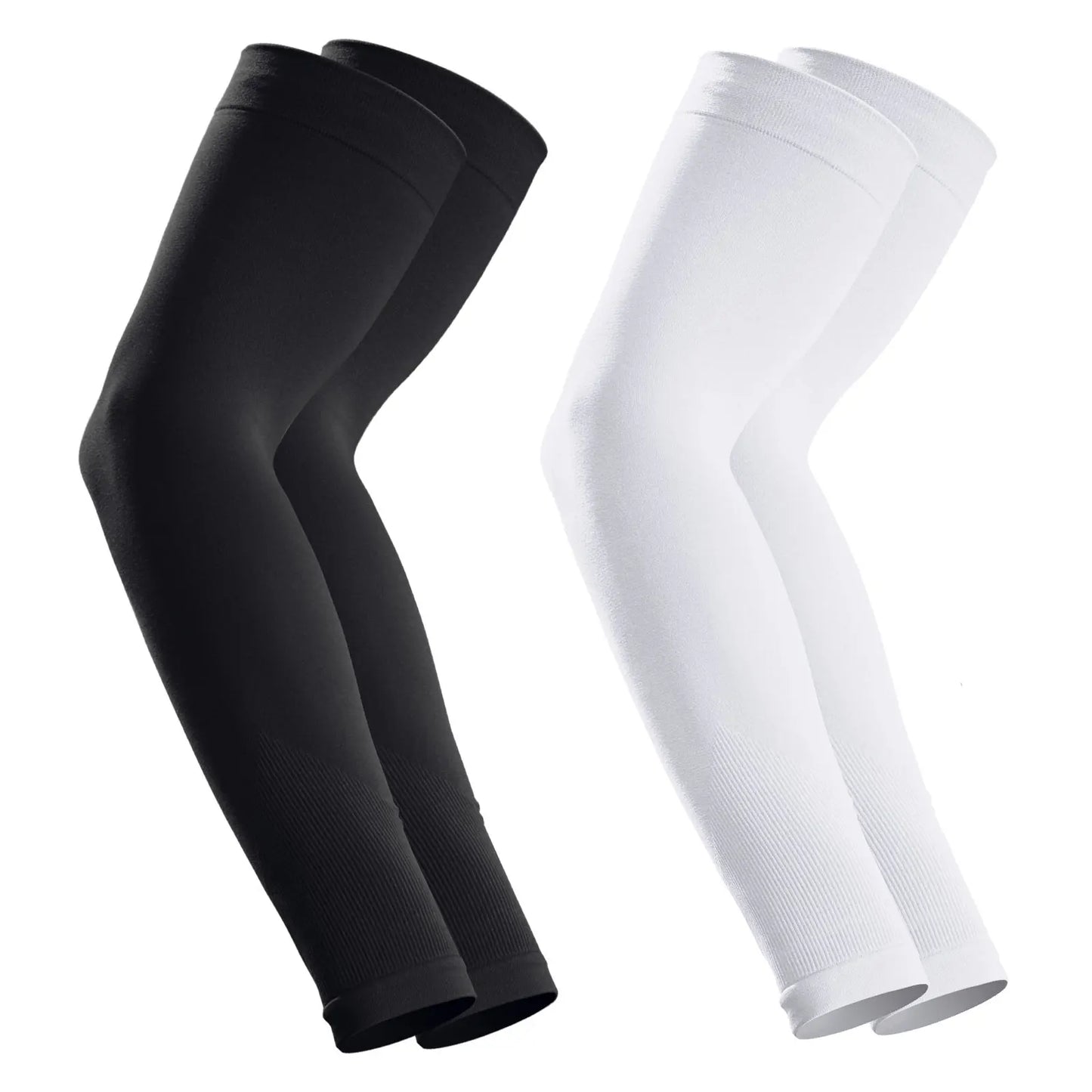 GOUNODC UV Protection Arm Sleeves Nylon 4 Pack For Outdoor Sports