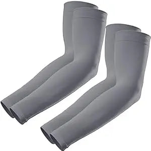 GOUNODC UV Protection Arm Sleeves Nylon 4 Pack For Outdoor Sports