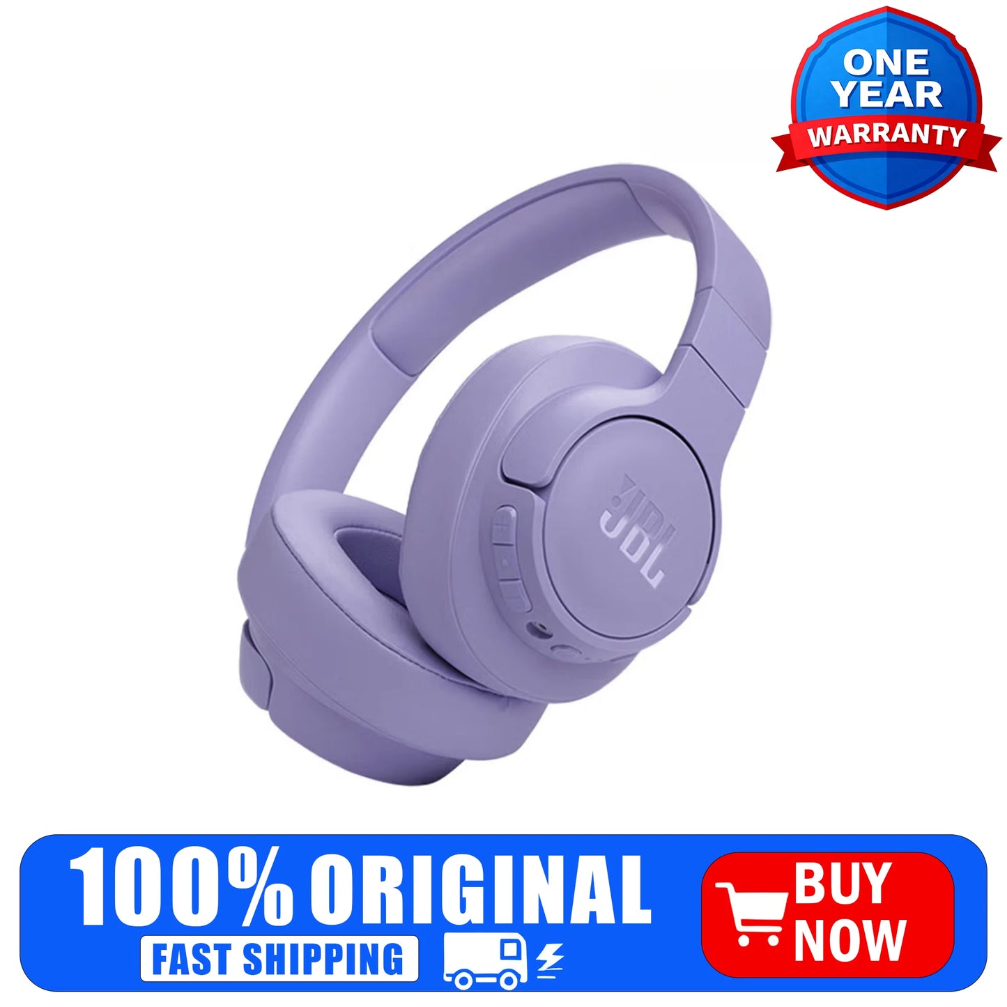 JBL Tune 770NC Wireless Over-Ear Headphones with Adaptive Noise Cancelling
