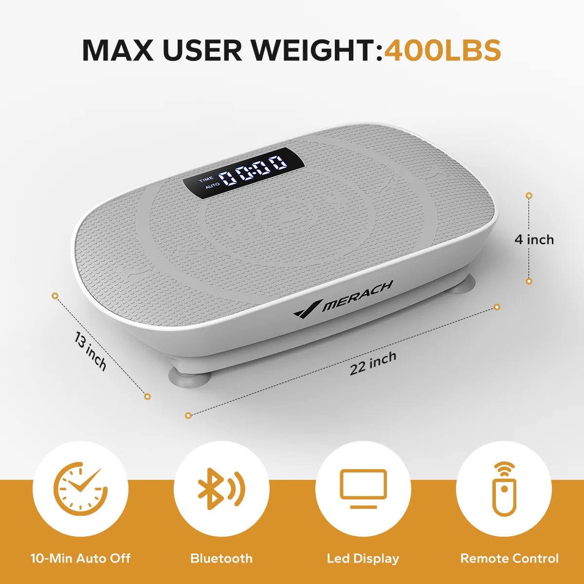 Merach Vibration Plate CV30 Whole Body Exercise Machine