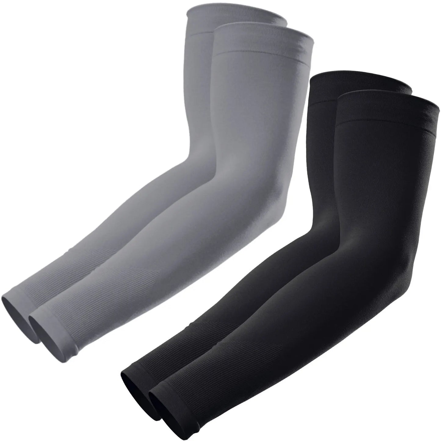 GOUNODC UV Protection Arm Sleeves Nylon 4 Pack For Outdoor Sports