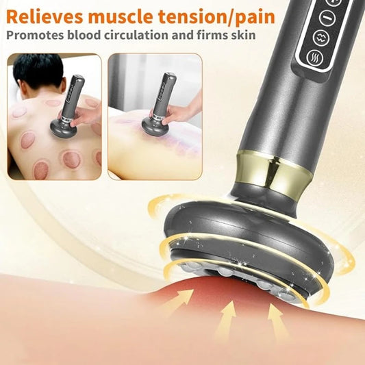 Full Body Cupping Scraping And Massaging Device With USB Power