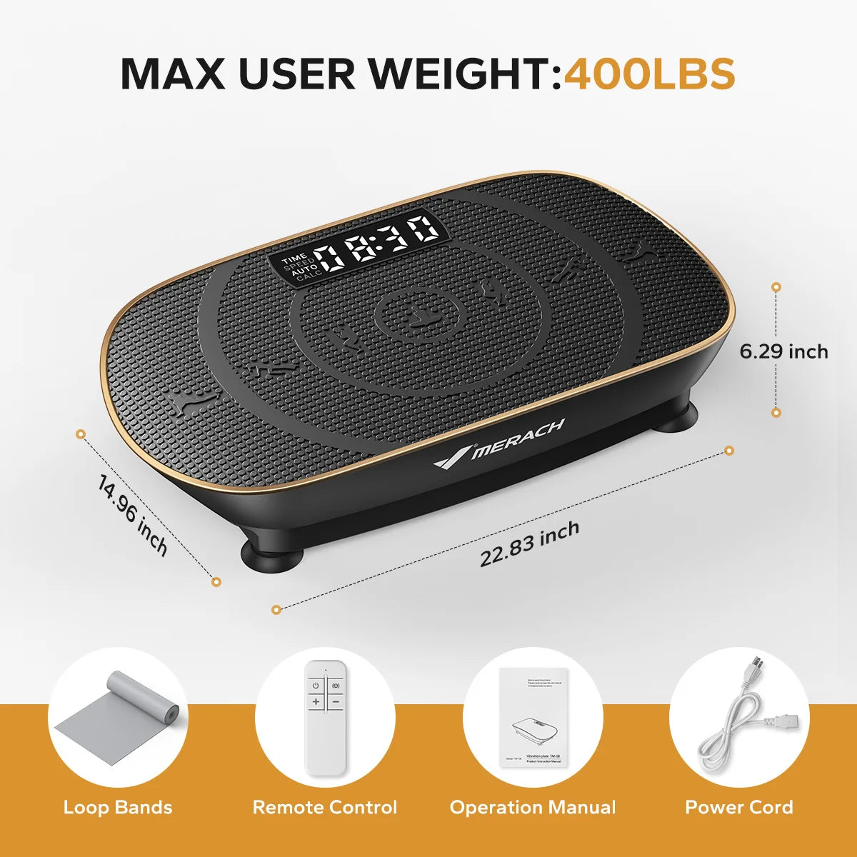 Merach Vibration Plate CV30 Whole Body Exercise Machine