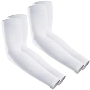 GOUNODC UV Protection Arm Sleeves Nylon 4 Pack For Outdoor Sports