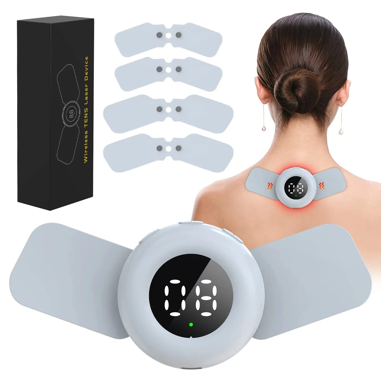 Jitesy Dropshipping TENS EMS Unit Wireless Neck Massager Infrared Therapy