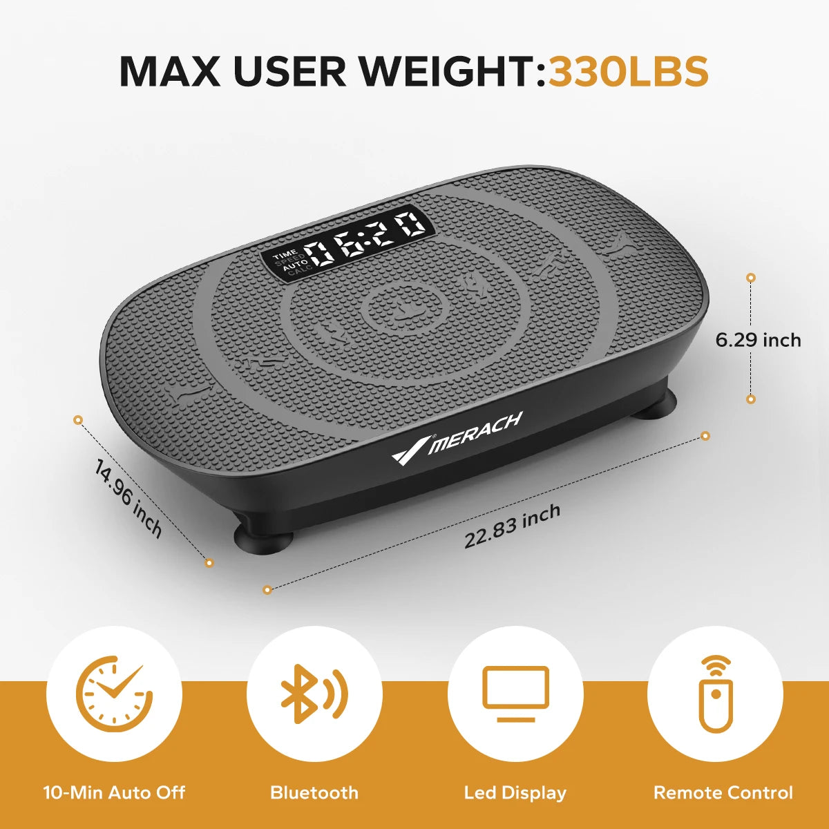 Merach Vibration Plate CV30 Whole Body Exercise Machine