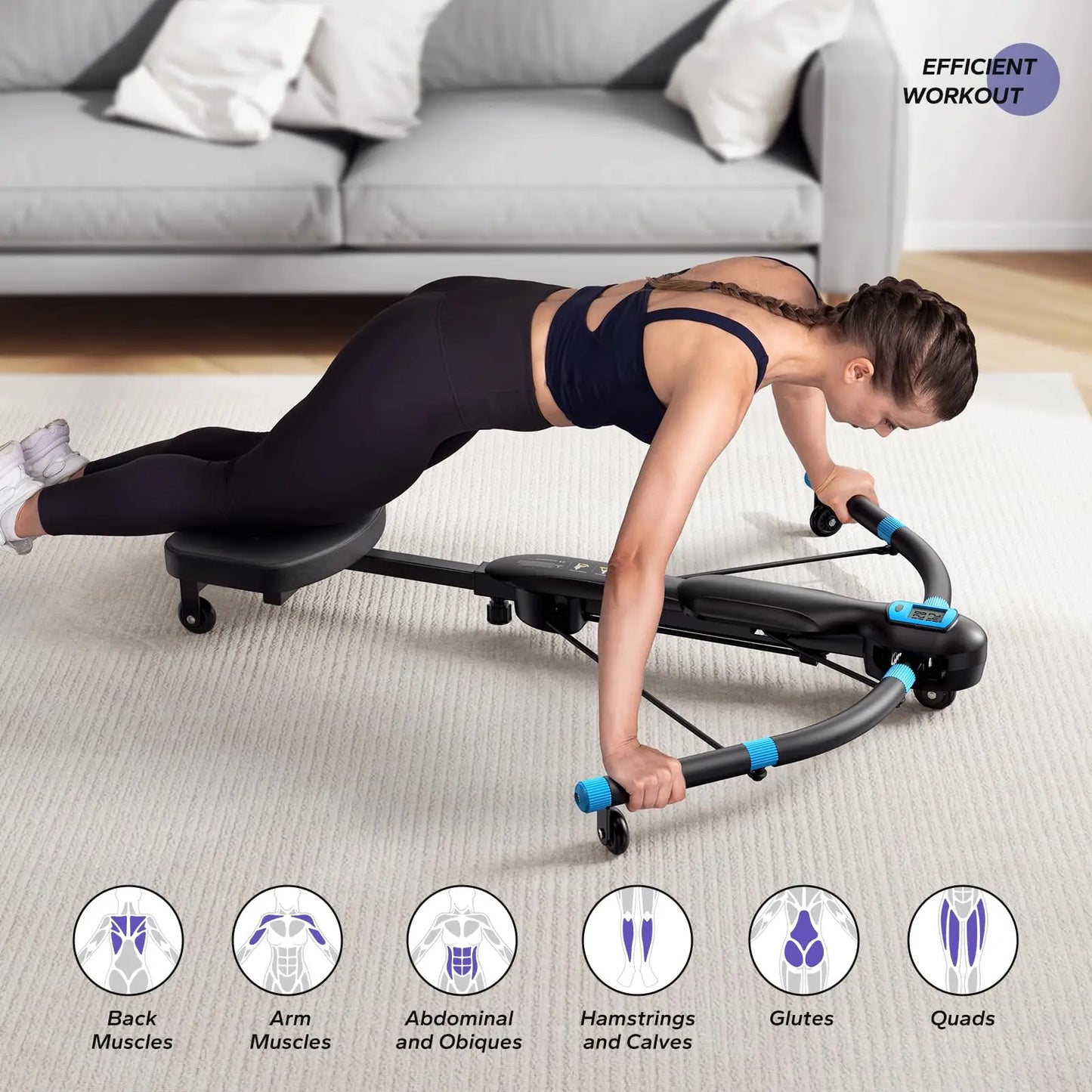 MERACH Core Trainers Ab Machines Rowing Machine Home Gym Equipment