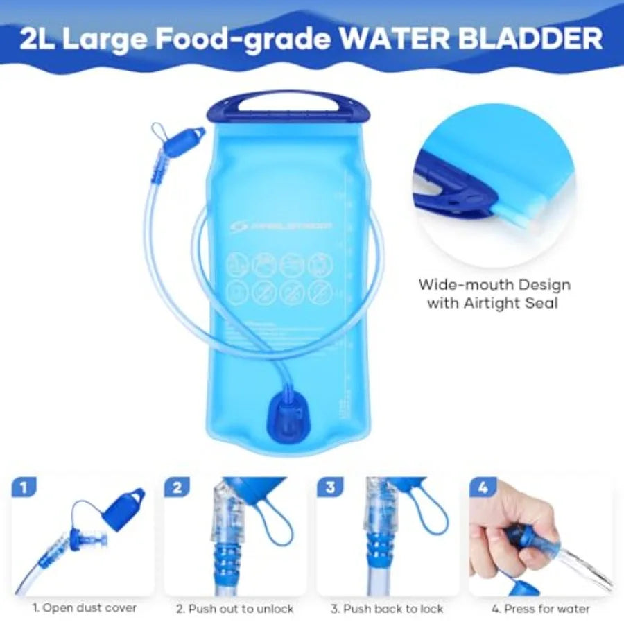 Hydration Backpack for Hiking and Cycling