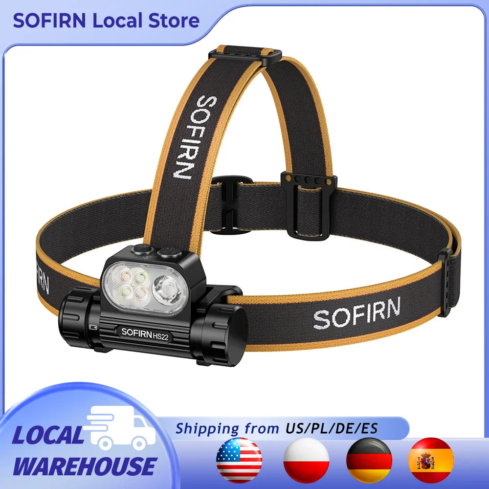 Sofirn HS22 Headlamp With Adjustable Color Temperature 2700K To 6000K