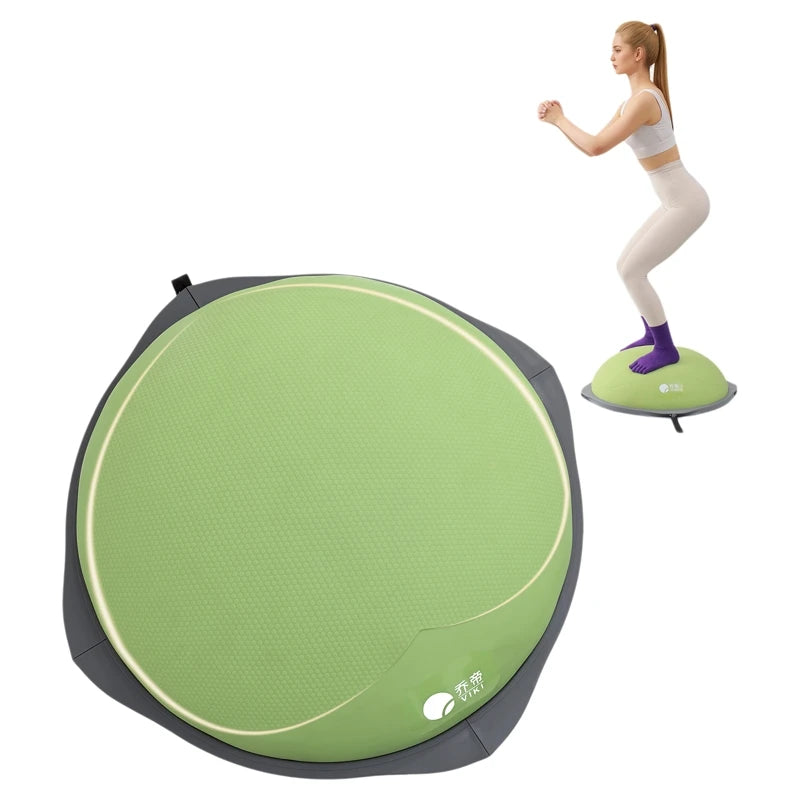 Home Balance Ball and Half Ball Trainer for Core Yoga Workout