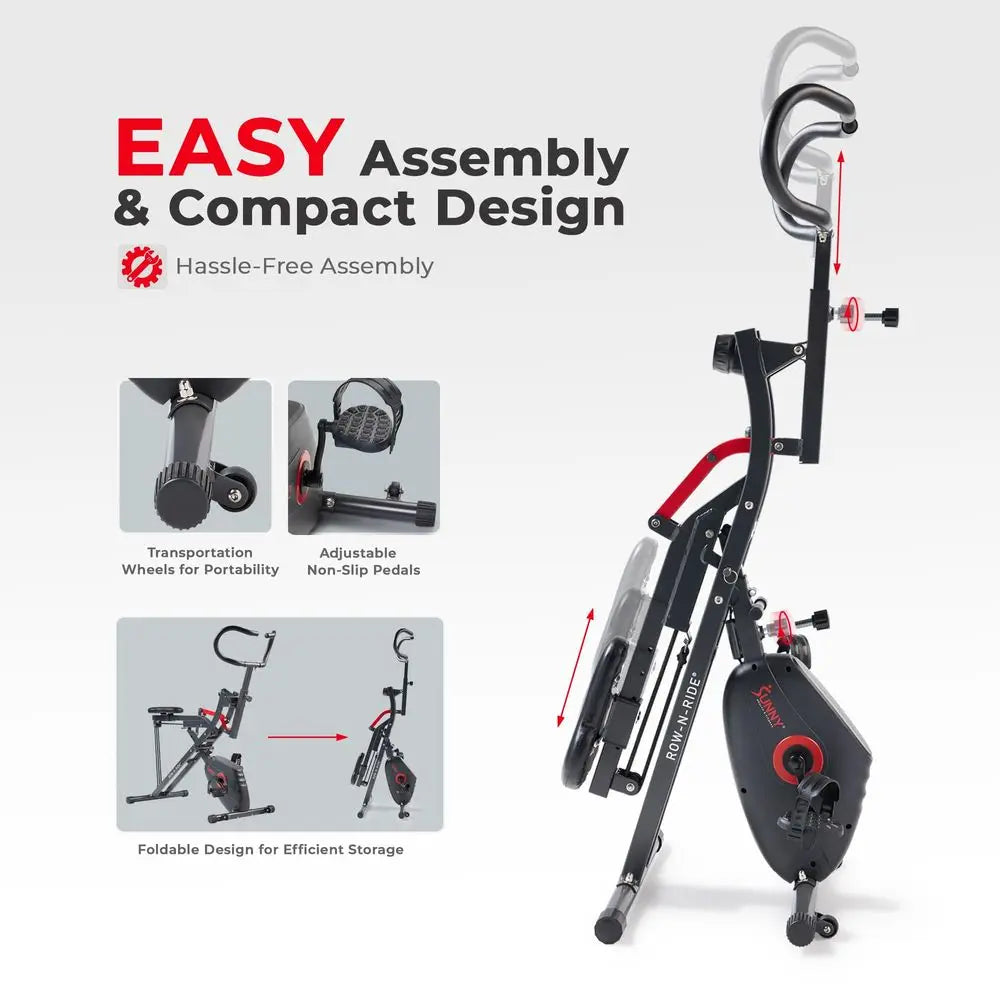 YTYIN RowNRide PRO Full Body Combo Squat Machine Resistance Band