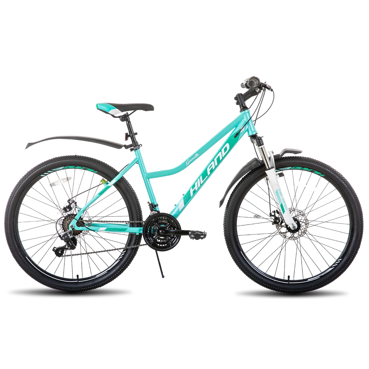 Hiland Womens Mountain Bike With Step-Through Frame Shimano 21-Speed