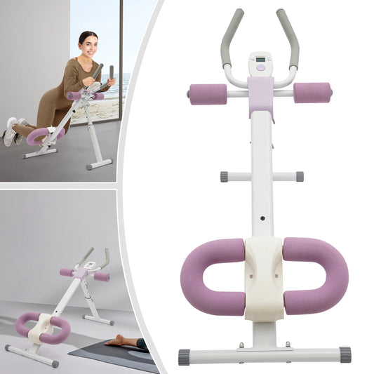Abdominal Trainer Machine For Home Gym, Adjustable Incline And Height
