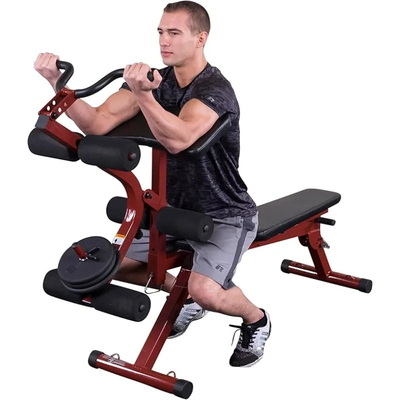 Best Fitness Flat Adjustable Weight Bench With Attachments