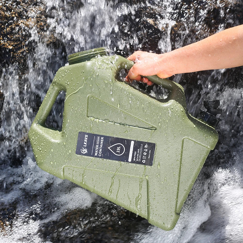 Water Tank With Spigot For Camping And Travel Leakproof