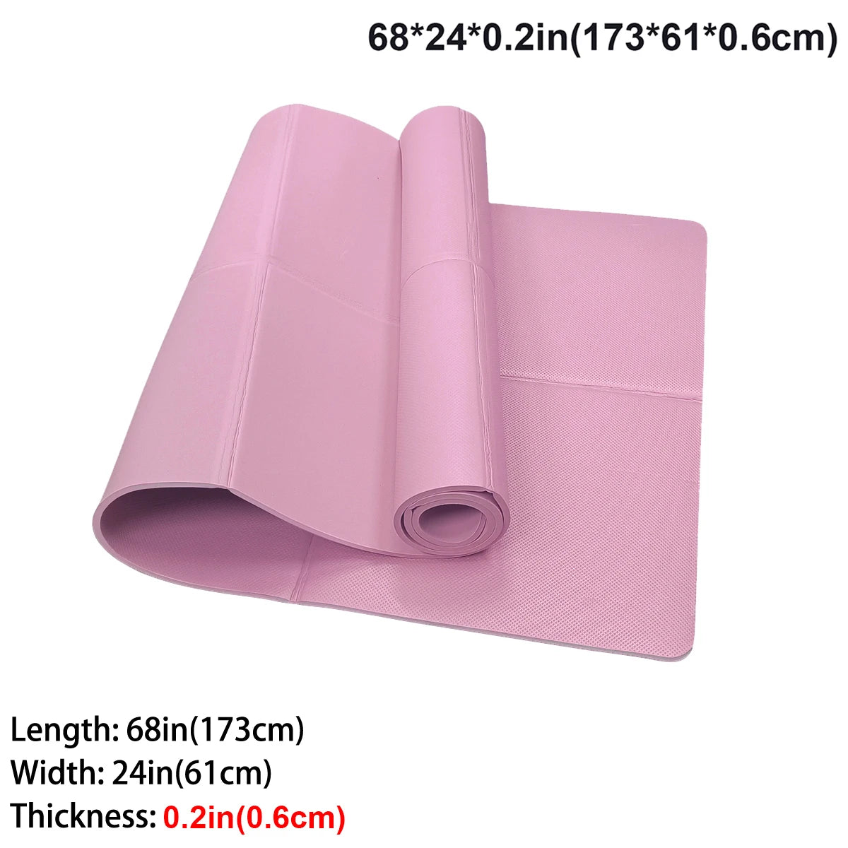 Eco Friendly Foldable Yoga Mat EVA For Travel And Workouts