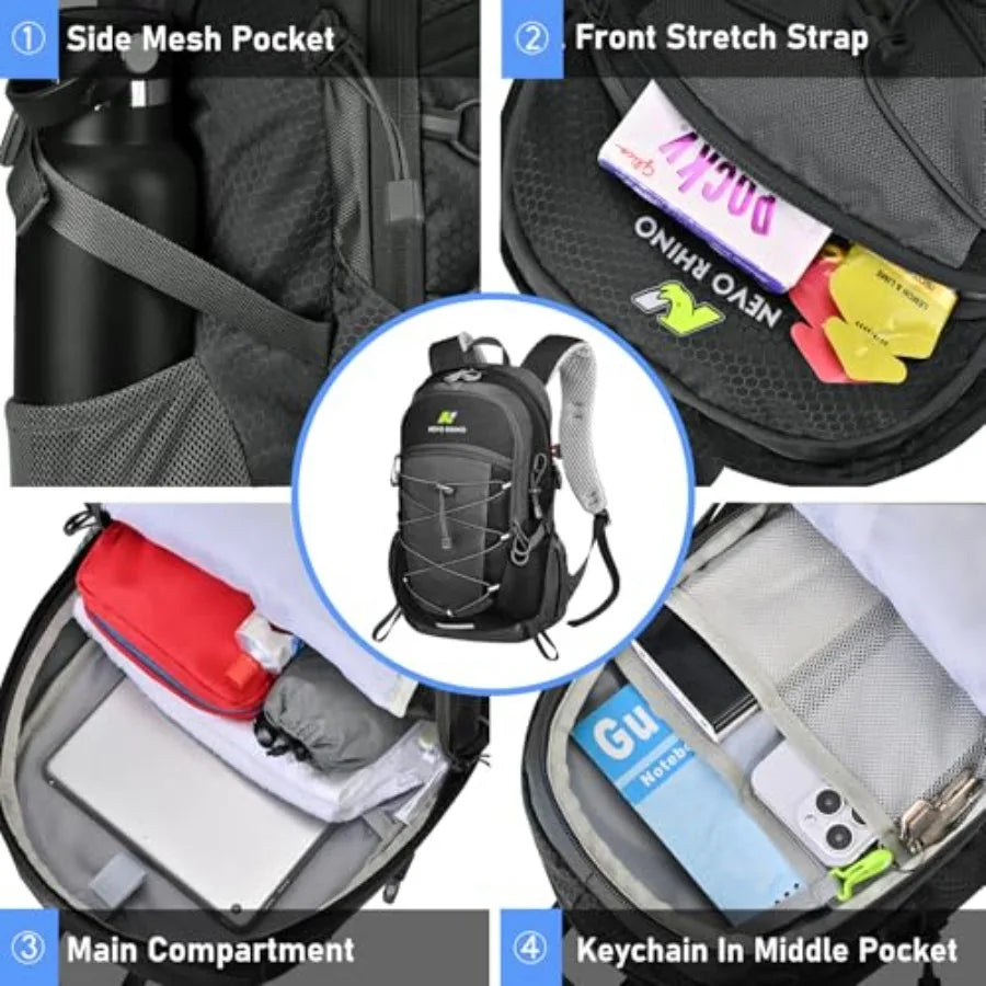 Water Resistant Hiking Backpack For Men And Women Everyday