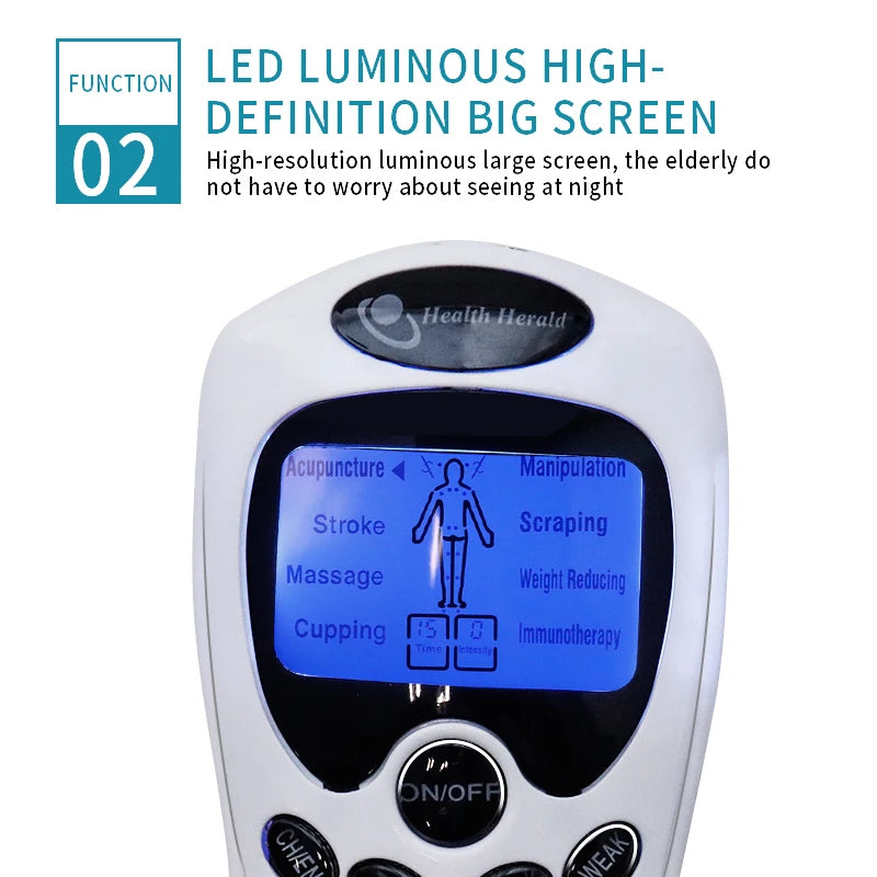 Eelhoe Tens Machine Physiotherapy Electrical Muscle Stimulator Pain Relief