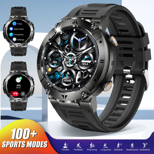 LaNikar Smart Watch Bluetooth Call Blood Pressure Fitness Tracker Waterproof