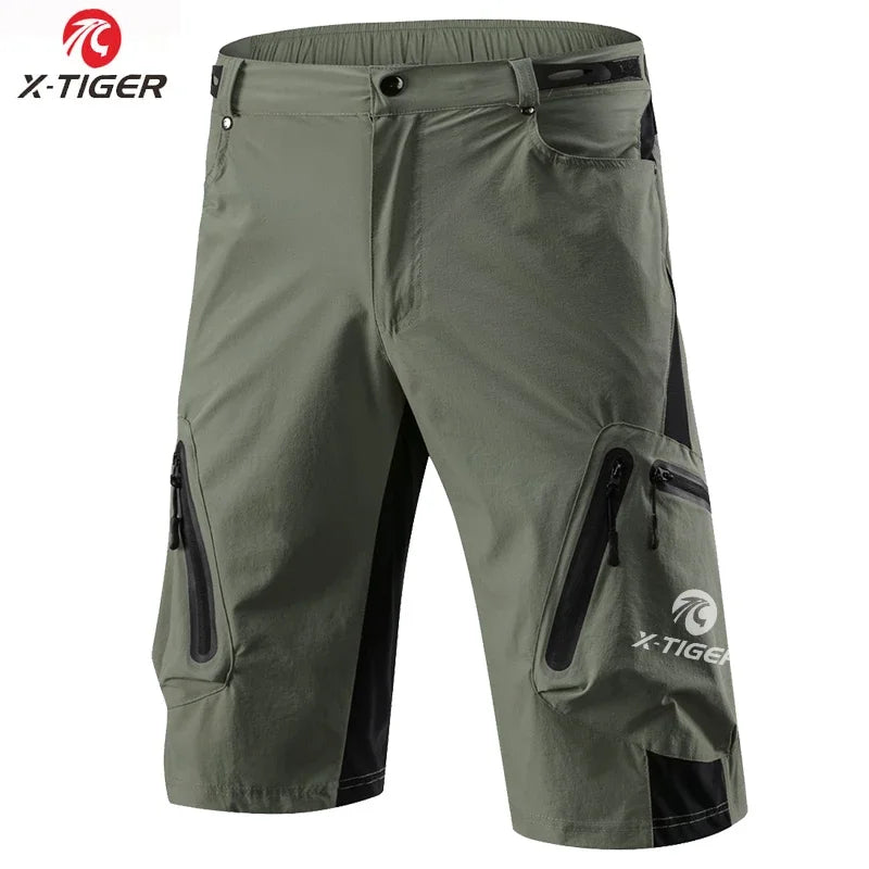 X-TIGER Men Cycling Shorts With 5D Gel Pad MTB Downhill