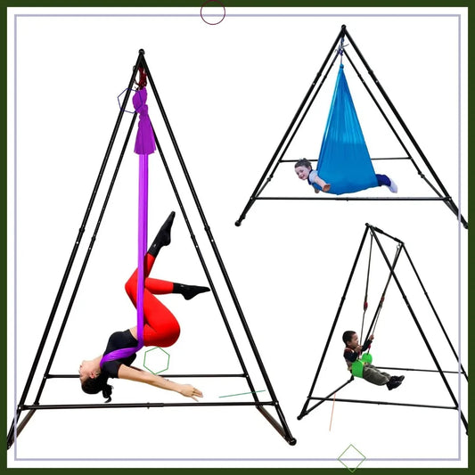 Foldable Aerial Yoga Swing Stand Frame Durable For Home Use