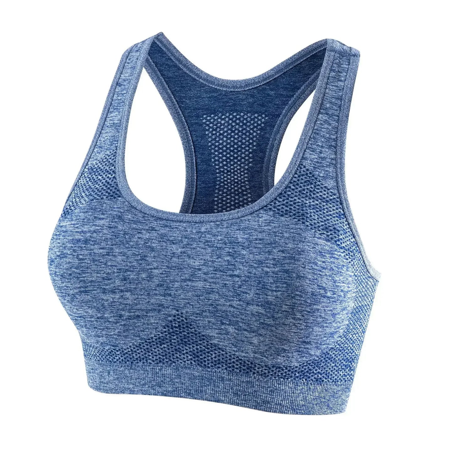 Womens Yoga Set With Seamless Sports Bras And Workout Tops