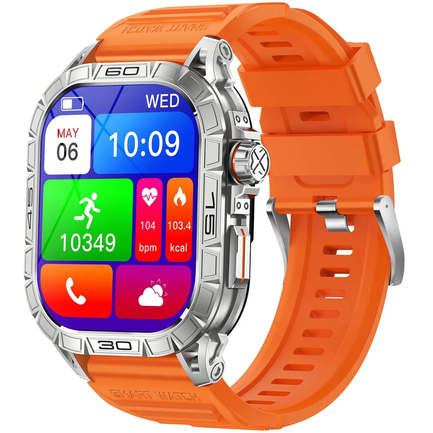EIGIIS Smart Watch K63 With 100 Sport Modes IP68 Waterproof