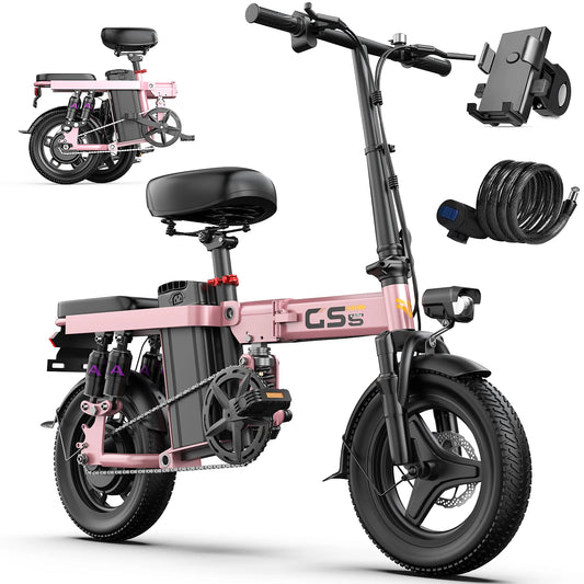 UPlee GS5 Folding Electric Bike 48V 15Ah 740W 35 Miles