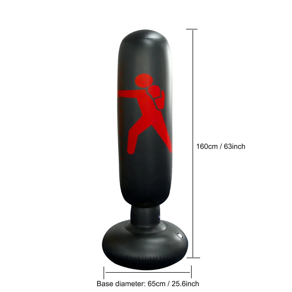Inflatable Boxing Bag For Kids And Adults PVC Punching Training