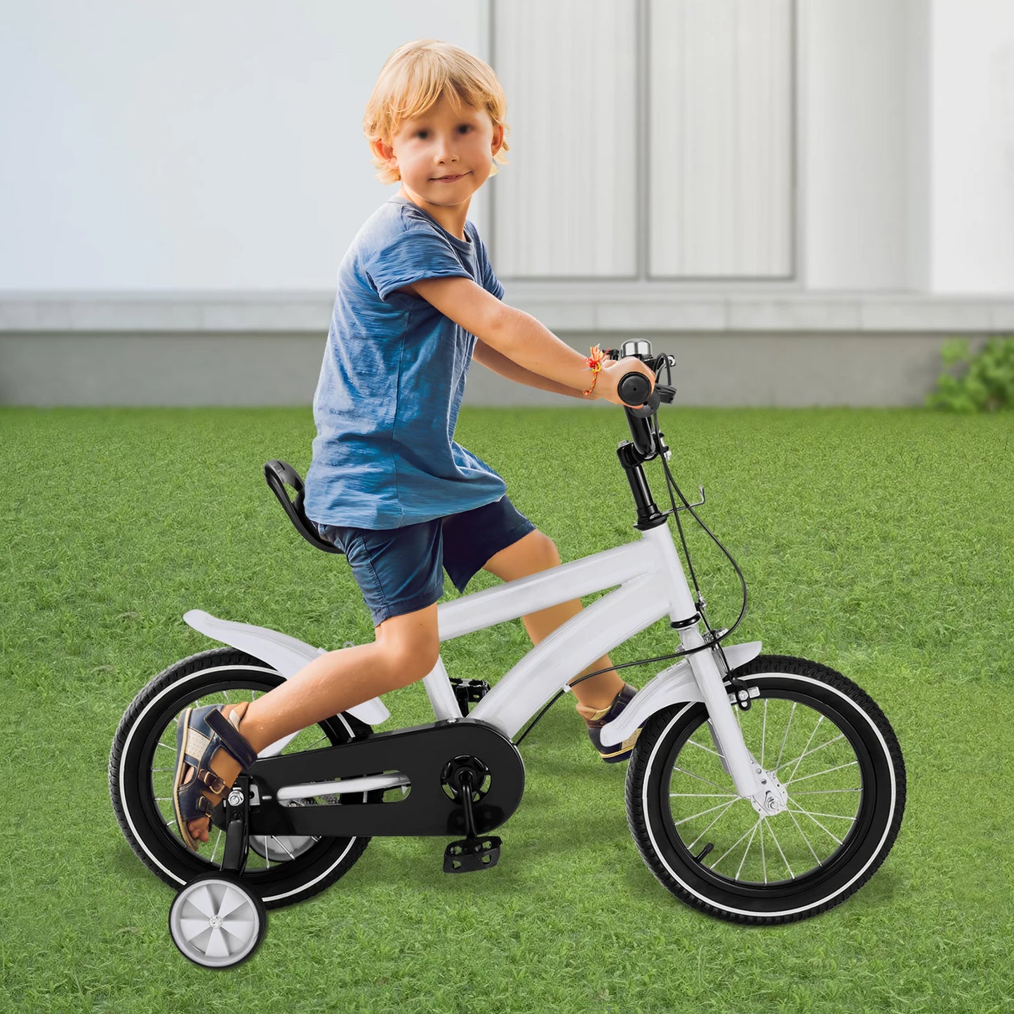Kids Bicycle With Training Wheels For Ages Two To Five