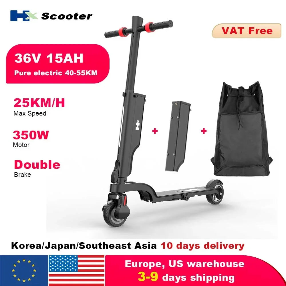 HX X6 Folding Electric Scooter 350W 25kmh 36V EScooter