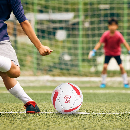Durable PU Soccer Ball Machine Stitched For Training And Matches