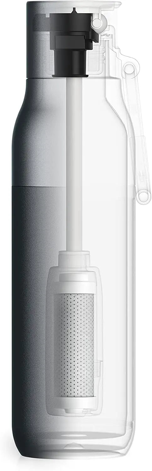 XMSJ Insulated Stainless Steel Water Bottle With Nano Zero Filter