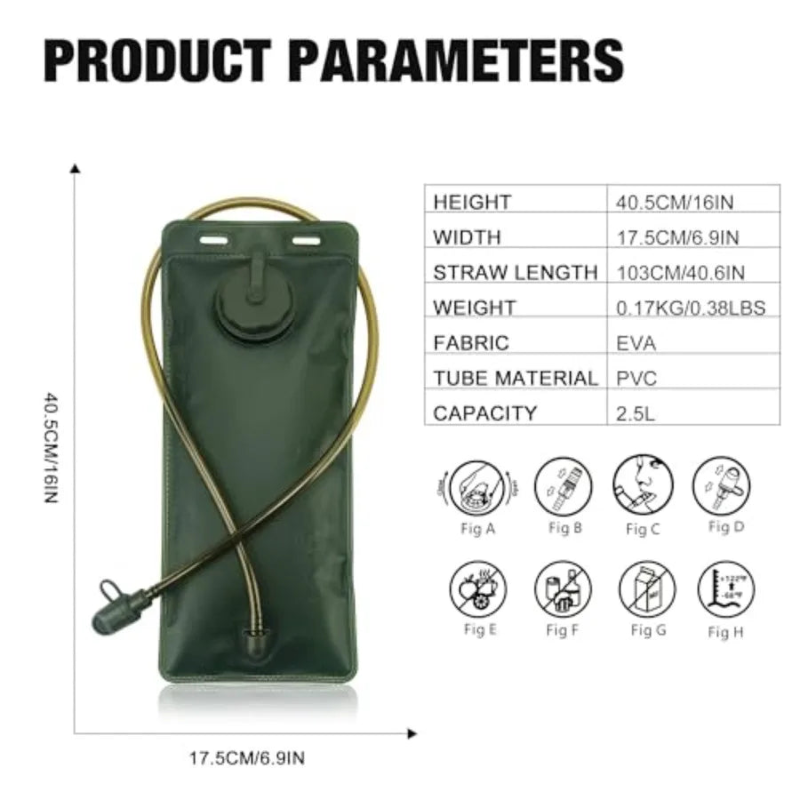 Tactical Backpack With Hydration Reservoir For Outdoor Use