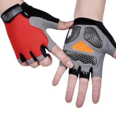 Anti Slip Breathable Half Finger Cycling Gloves For Men Women