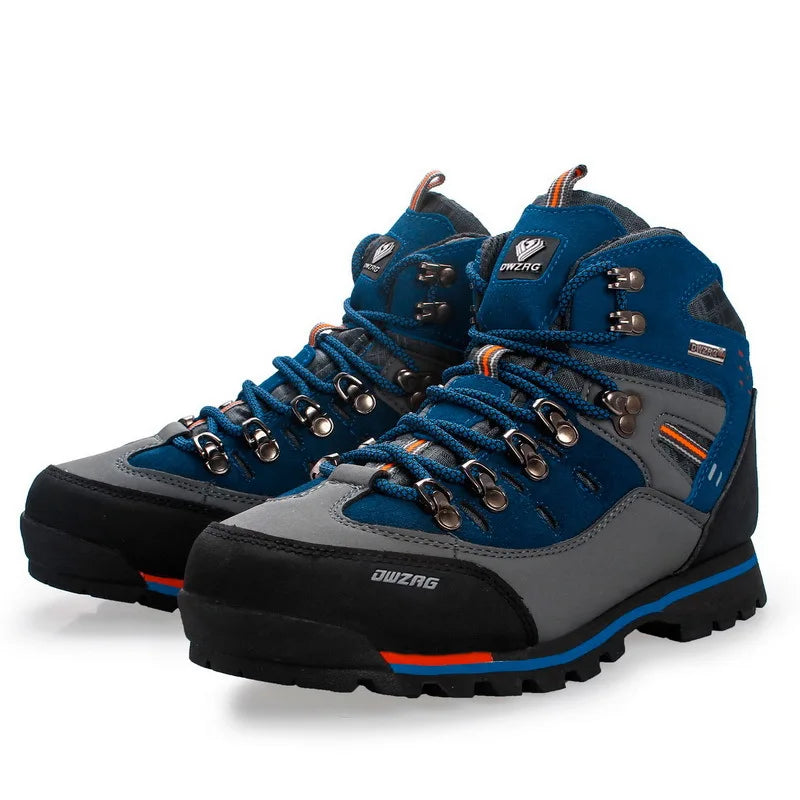 NONE Men's High Top Hiking Shoes For Outdoor Trekking