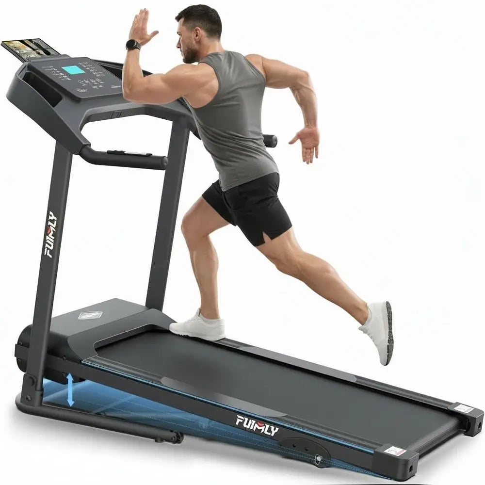 YTYIN Folding Treadmill 3.5HP with Incline, 400 lb Capacity