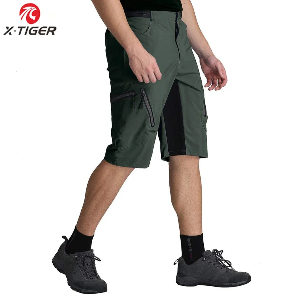 X-TIGER Men Cycling Shorts With 5D Gel Pad MTB Downhill