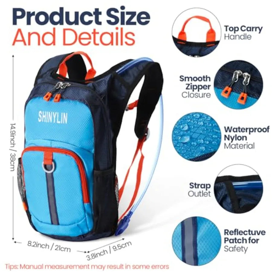 Hydration Backpack 1.5L Water Bladder For Hiking And Running
