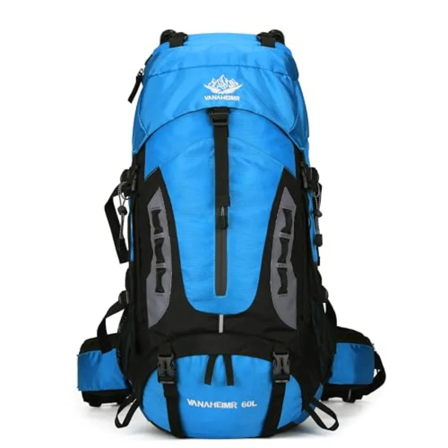 YFREAL Travel Hiking Backpack With Rain Cover, Water Resistant, Unisex