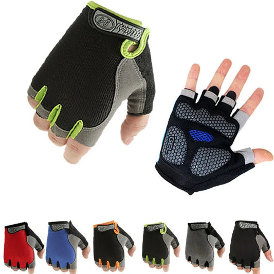 Anti Slip Breathable Half Finger Cycling Gloves Men Women