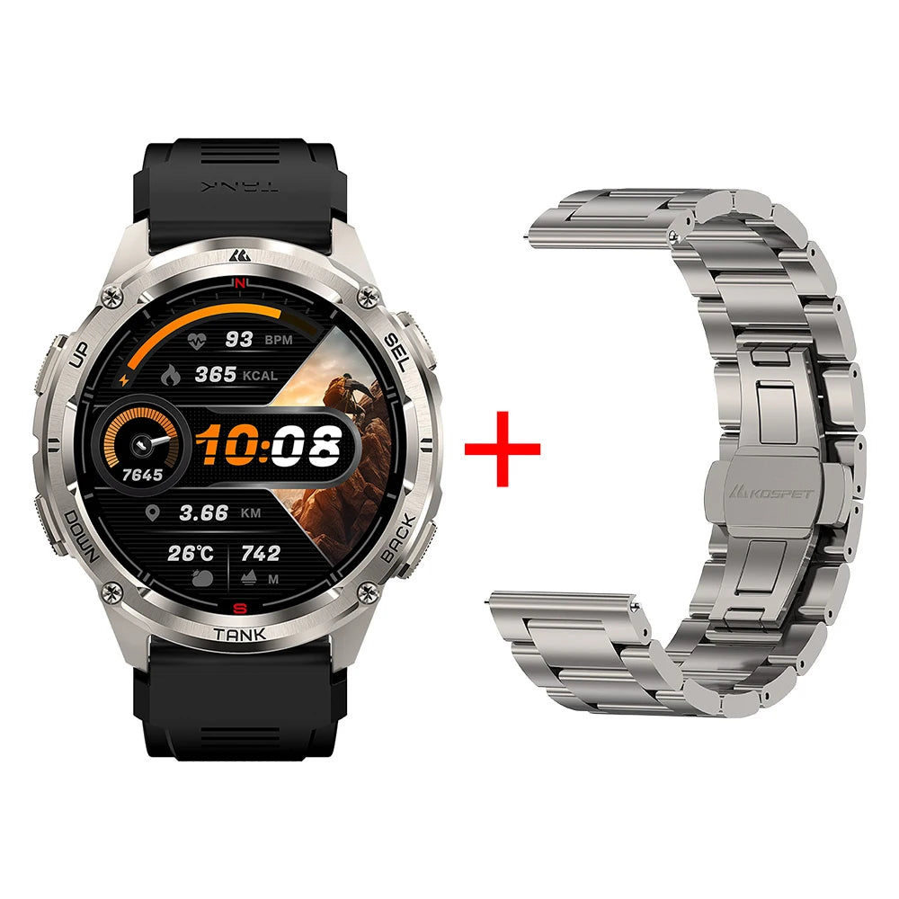 KOSPET Tank T3 Ultra 2 GPS Smartwatch IP69K Waterproof