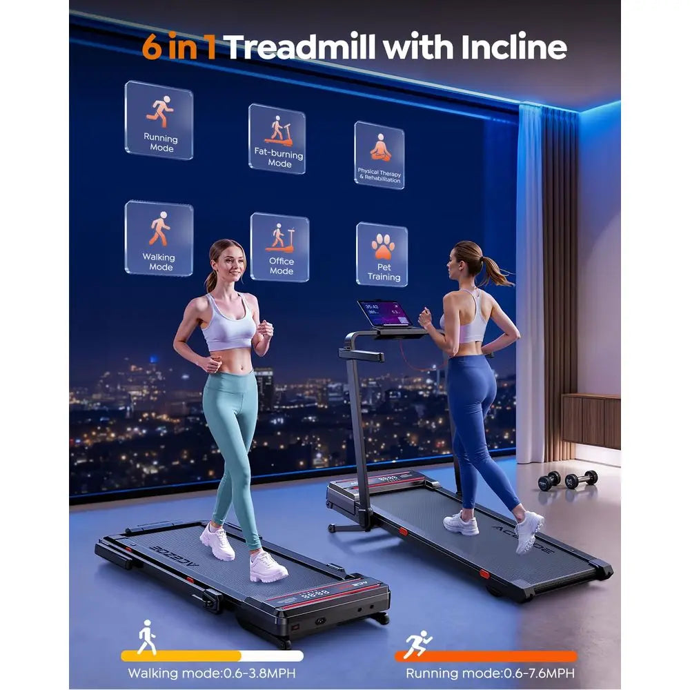 YTYIN Walking Pad Under Desk Treadmill 3.0HP Quiet Incline